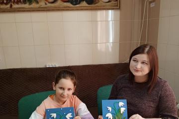Изготовление аппликации «Дыхание весны».