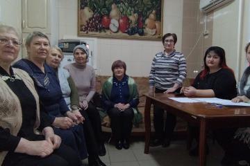 Отчётное собрание «серебряных» волонтёров.