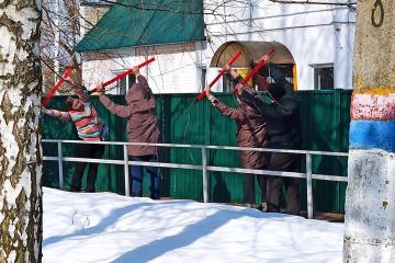 Скандинавская ходьба.